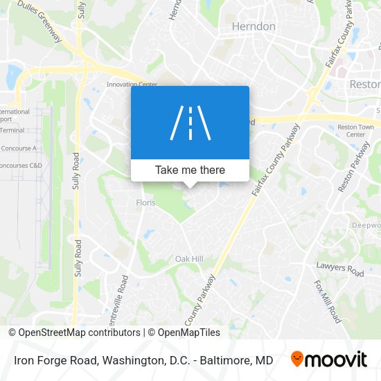 Mapa de Iron Forge Road