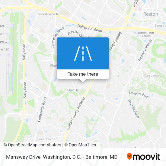 Mansway Drive map