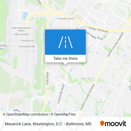 Maverick Lane map