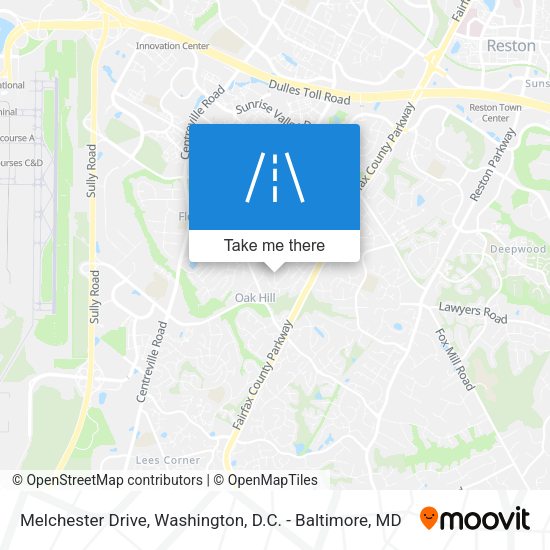 Melchester Drive map