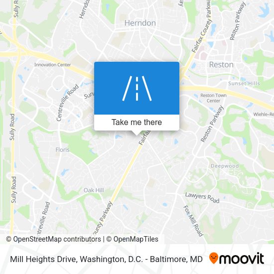 Mill Heights Drive map