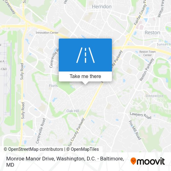 Monroe Manor Drive map