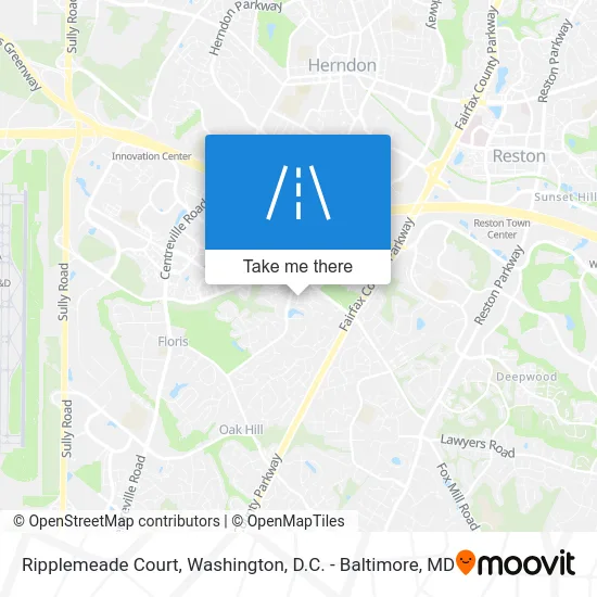 Ripplemeade Court map