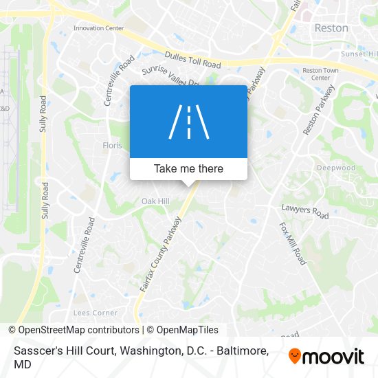 Sasscer's Hill Court map