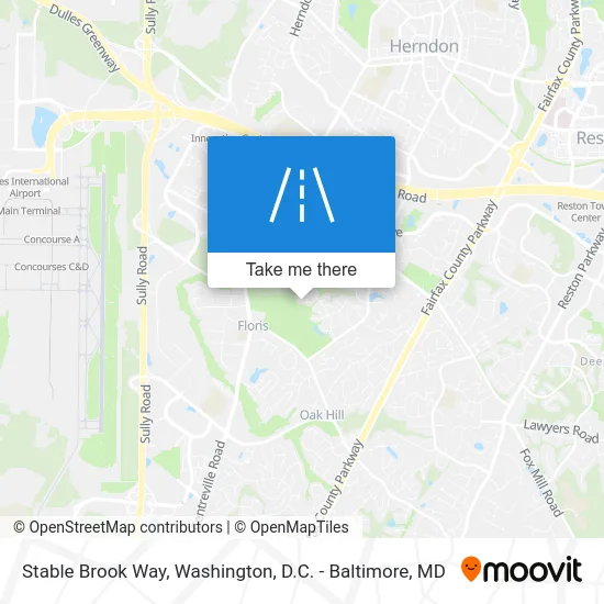 Stable Brook Way map
