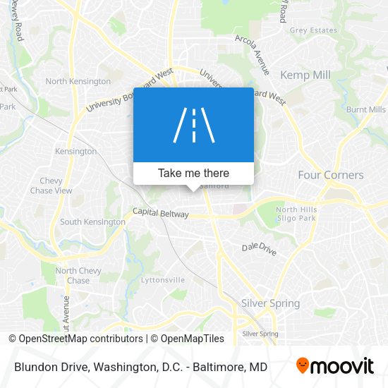 Blundon Drive map