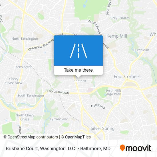 Brisbane Court map