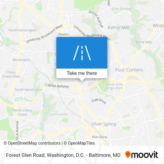 Forest Glen Road map