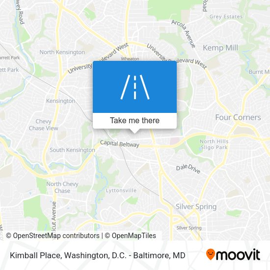 Kimball Place map