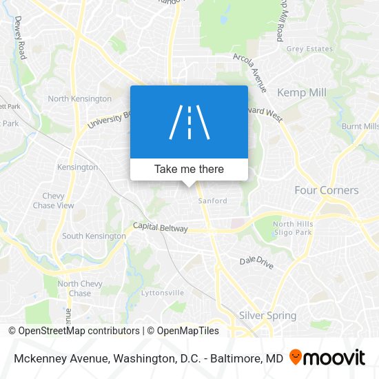 Mckenney Avenue map