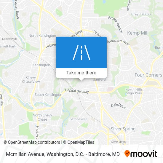 Mcmillan Avenue map