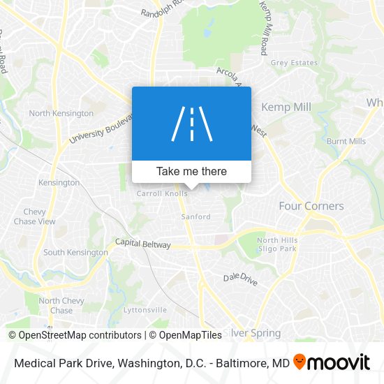 Medical Park Drive map