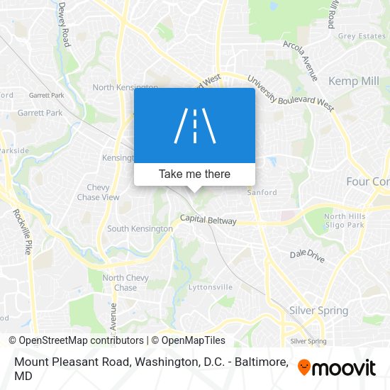 Mapa de Mount Pleasant Road