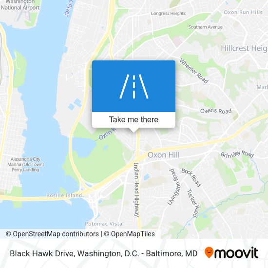 Mapa de Black Hawk Drive