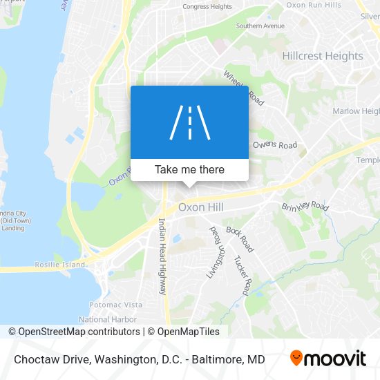 Choctaw Drive map