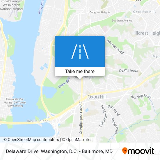 Delaware Drive map
