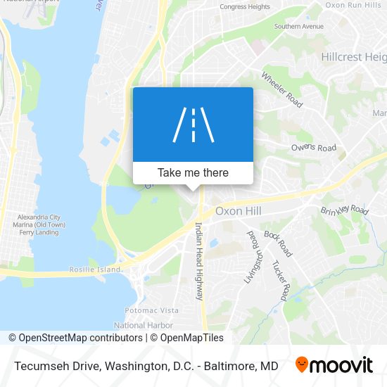 Tecumseh Drive map