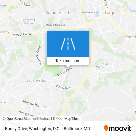 Mapa de Bonny Drive