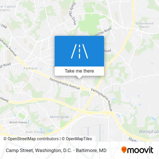Camp Street map