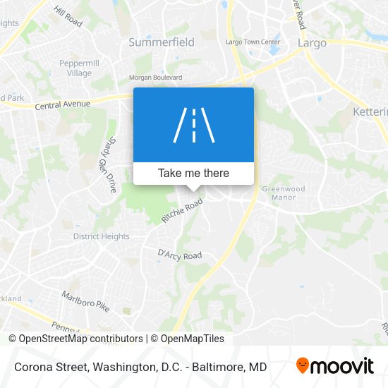 Corona Street map