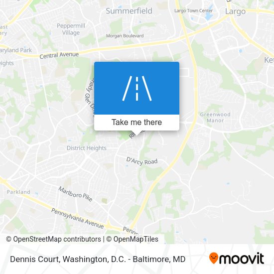 Mapa de Dennis Court