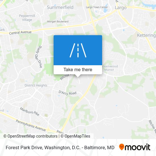 Mapa de Forest Park Drive