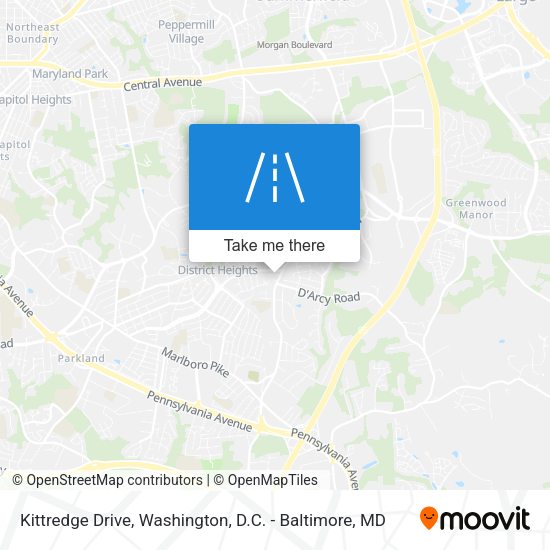 Kittredge Drive map