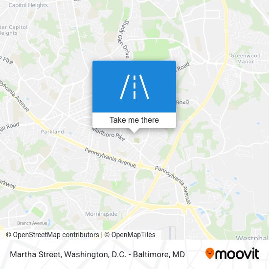 Martha Street map
