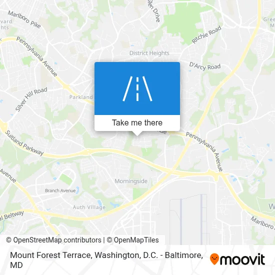 Mount Forest Terrace map