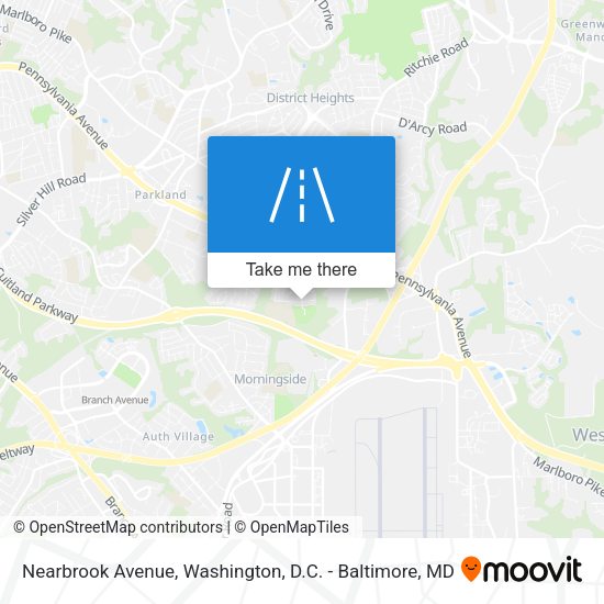 Mapa de Nearbrook Avenue