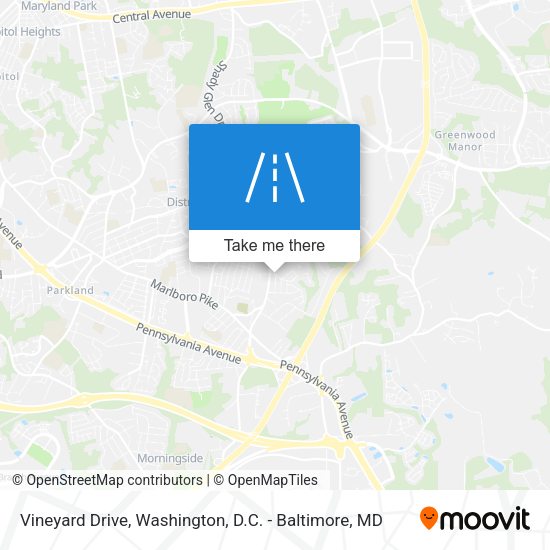 Vineyard Drive map
