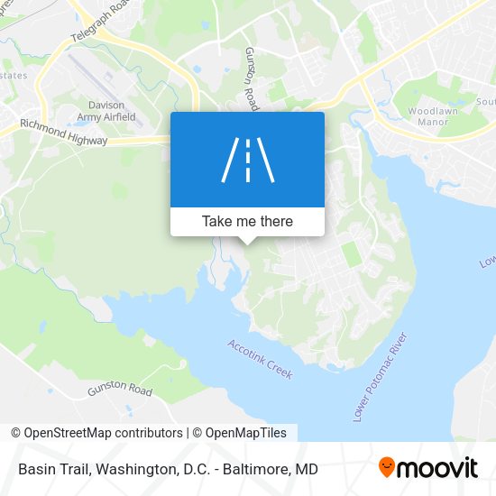 Basin Trail map