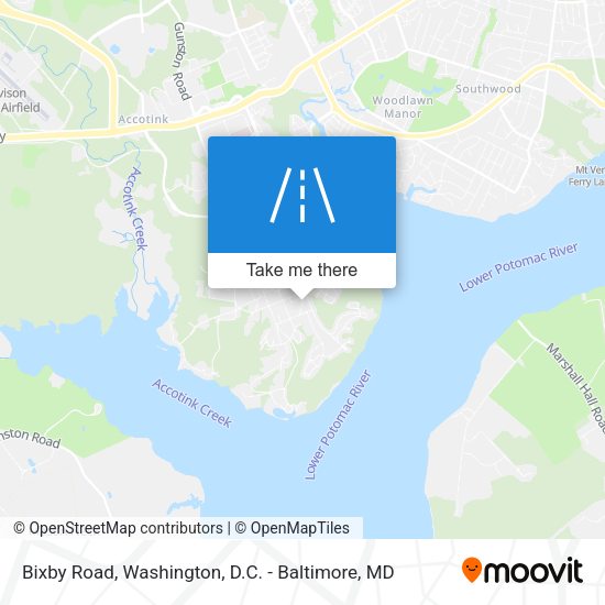 Mapa de Bixby Road