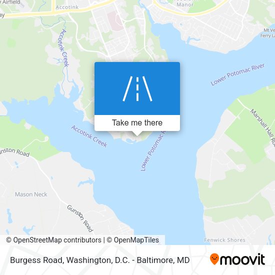 Burgess Road map
