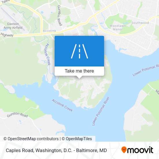 Mapa de Caples Road