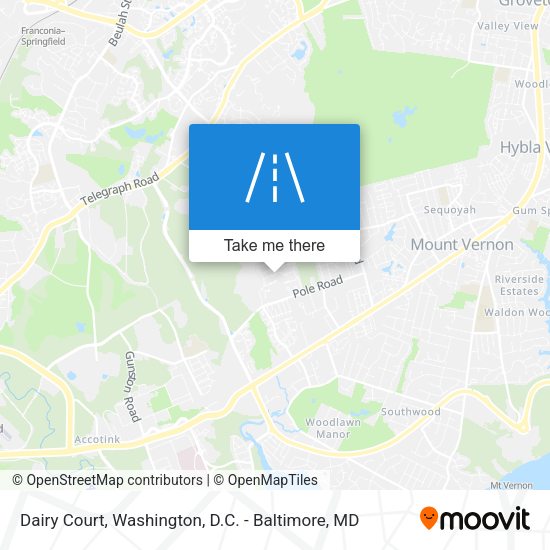 Dairy Court map