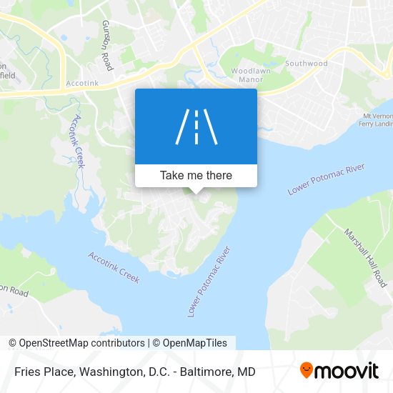Fries Place map