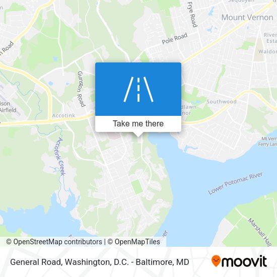 Mapa de General Road