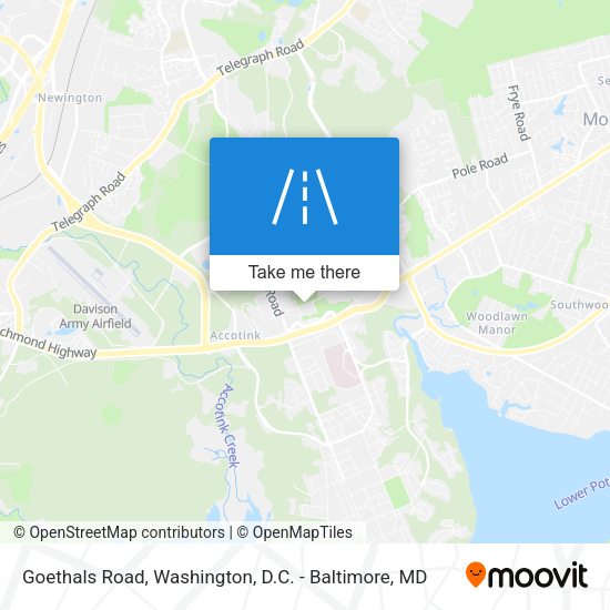 Goethals Road map