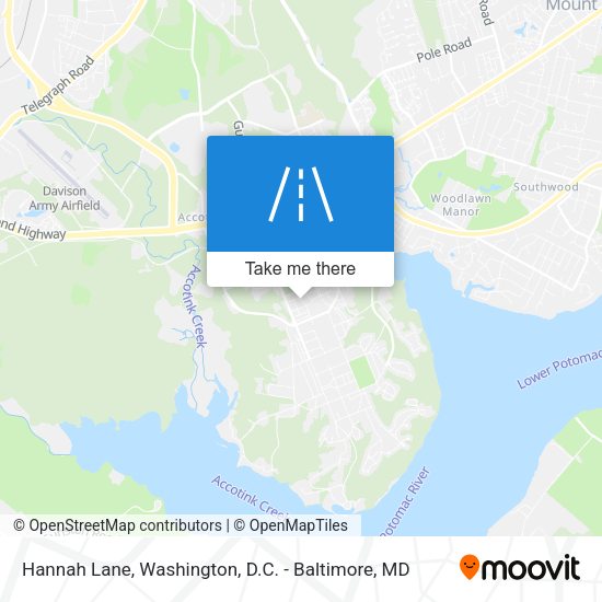 Hannah Lane map
