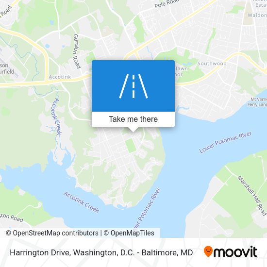 Harrington Drive map
