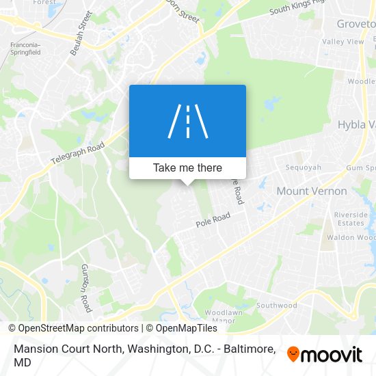 Mansion Court North map