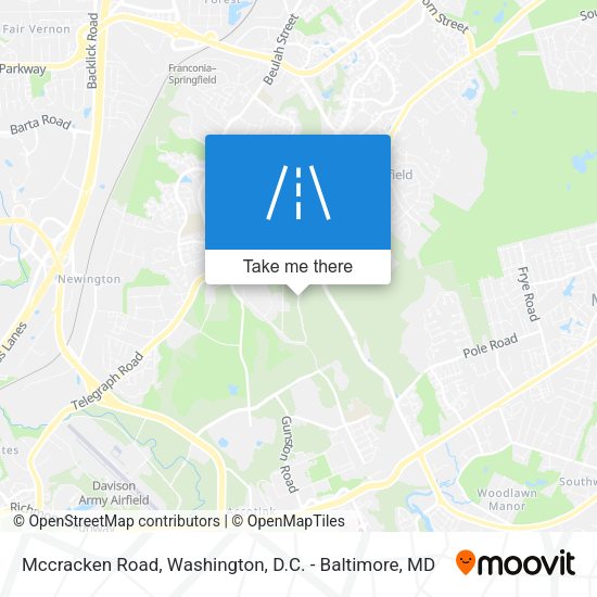 Mccracken Road map