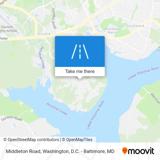 Middleton Road map