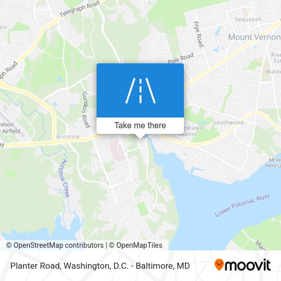 Planter Road map