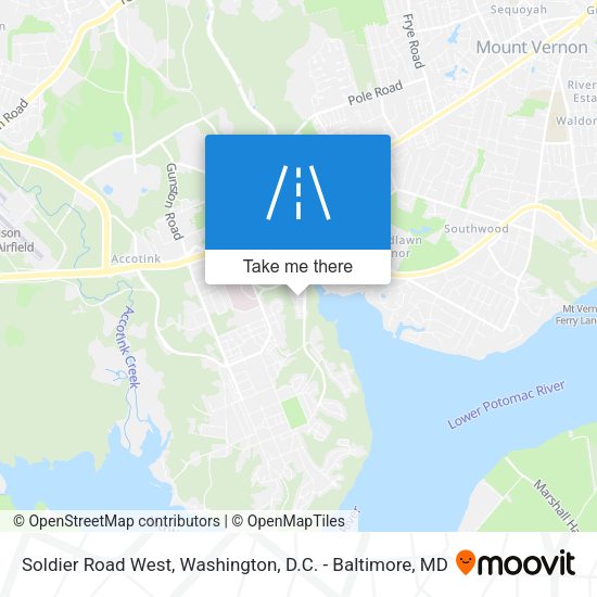 Mapa de Soldier Road West