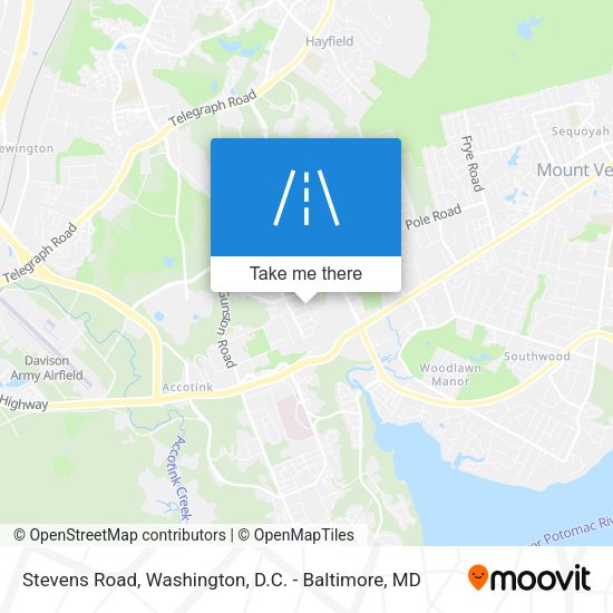 Mapa de Stevens Road
