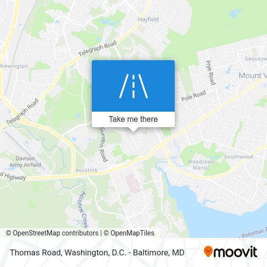 Thomas Road map