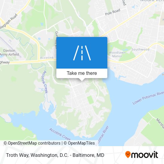 Troth Way map