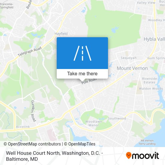 Well House Court North map